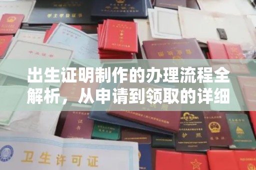 蕉岭出生证明制作的办理流程全解析，从申请到领取的详细指南