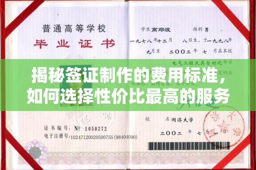 蕉岭揭秘签证制作的费用标准，如何选择性价比最高的服务？