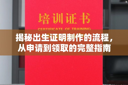 蕉岭揭秘出生证明制作的流程，从申请到领取的完整指南