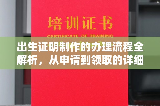 蕉岭出生证明制作的办理流程全解析，从申请到领取的详细指南